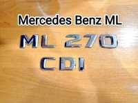 Емблема значок шильдик Mercedes Benz ML значок шильдик букви эмблема