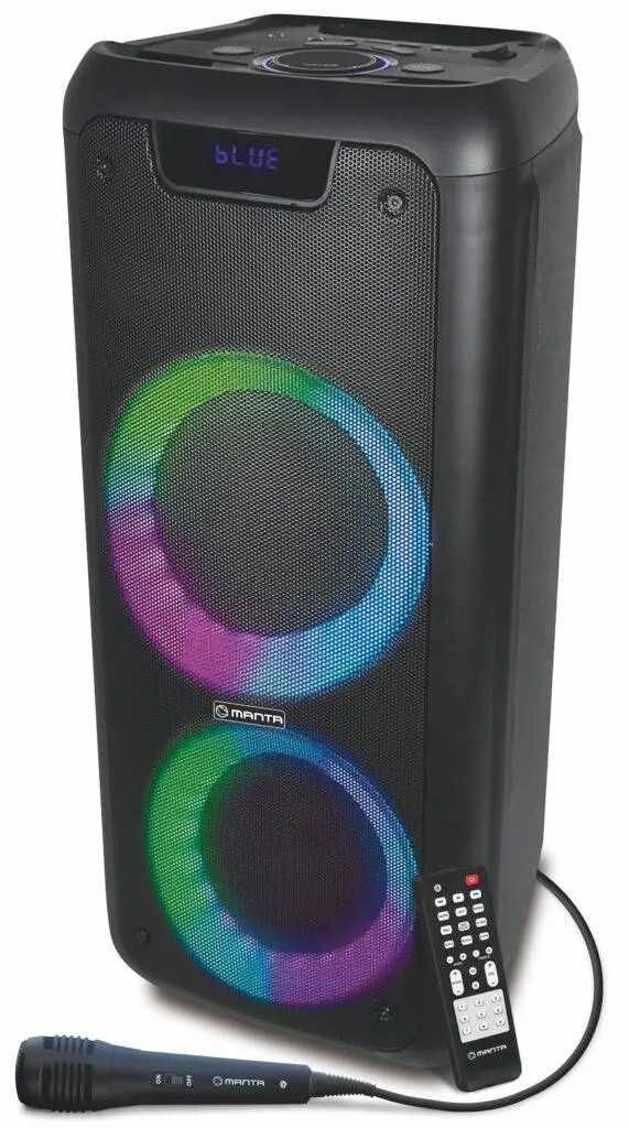 Power Audio Manta SPK5210 40W Bluetooth Radio FM Mikrofon nowe