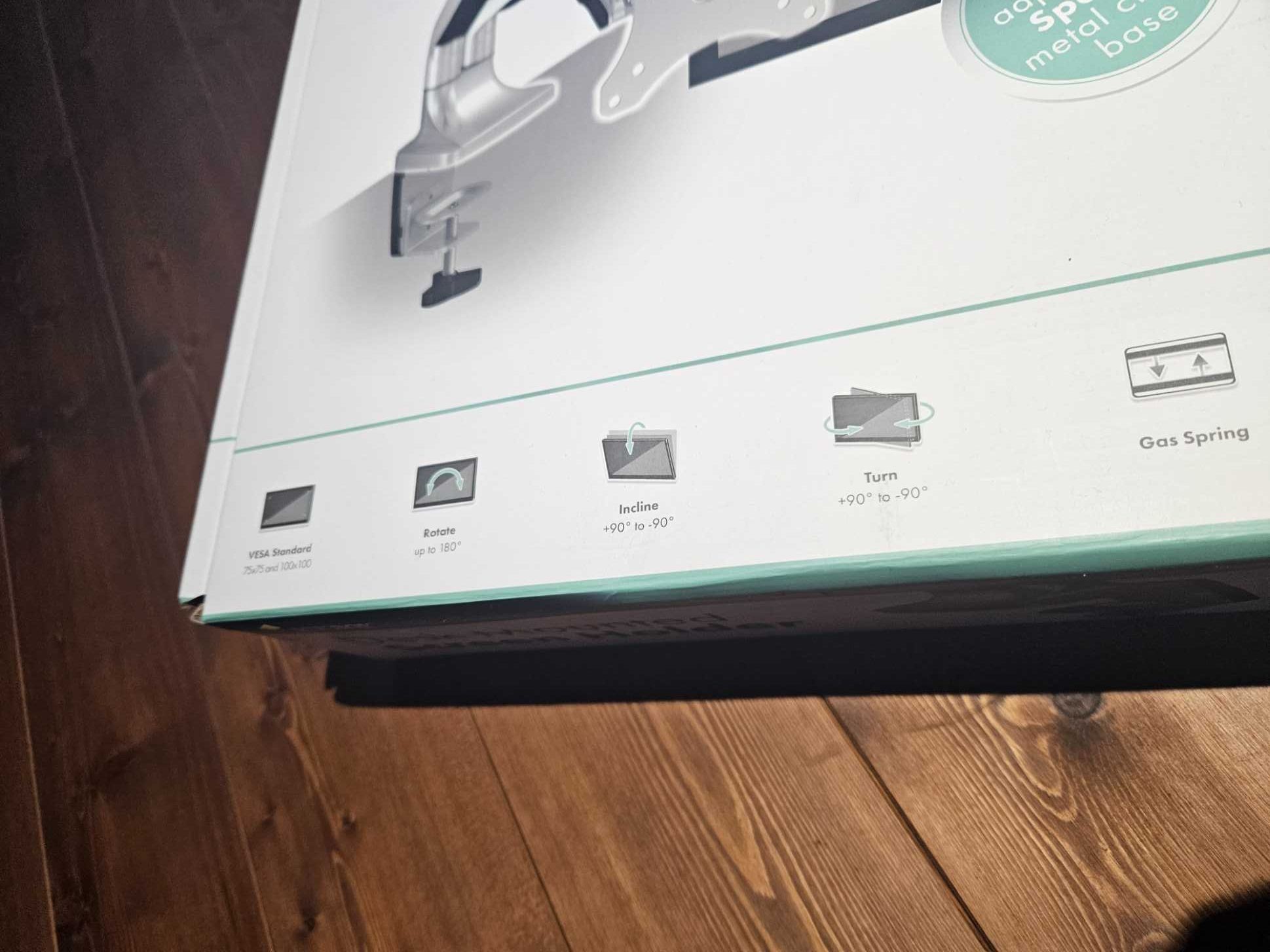 Uchwyt na 2 monitory ICY BOX IB-MS504-T