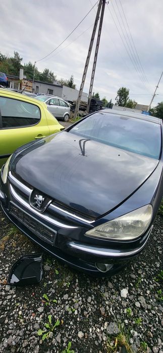 Peugeot 607 2.7 hdi km na części maska lampa zderzak