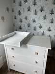 Nkladka przewijak na komode Hemnes ikea z blenda