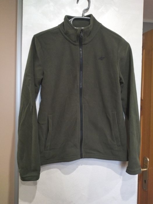 Ciemnozielona khaki bluza dla chłopca rozmiar 146