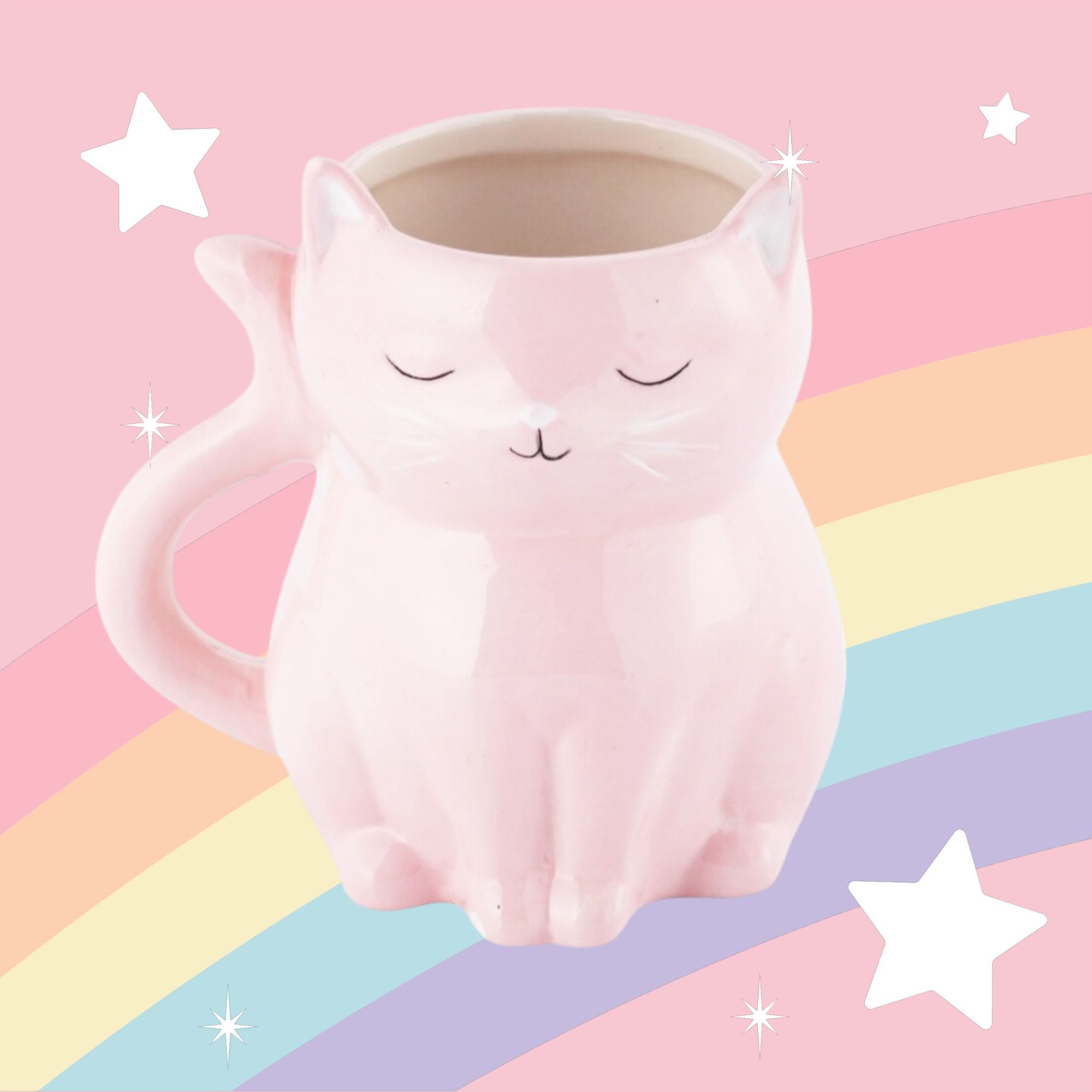 Home&You Pink Kitty kubek różowy kotek 250 ml