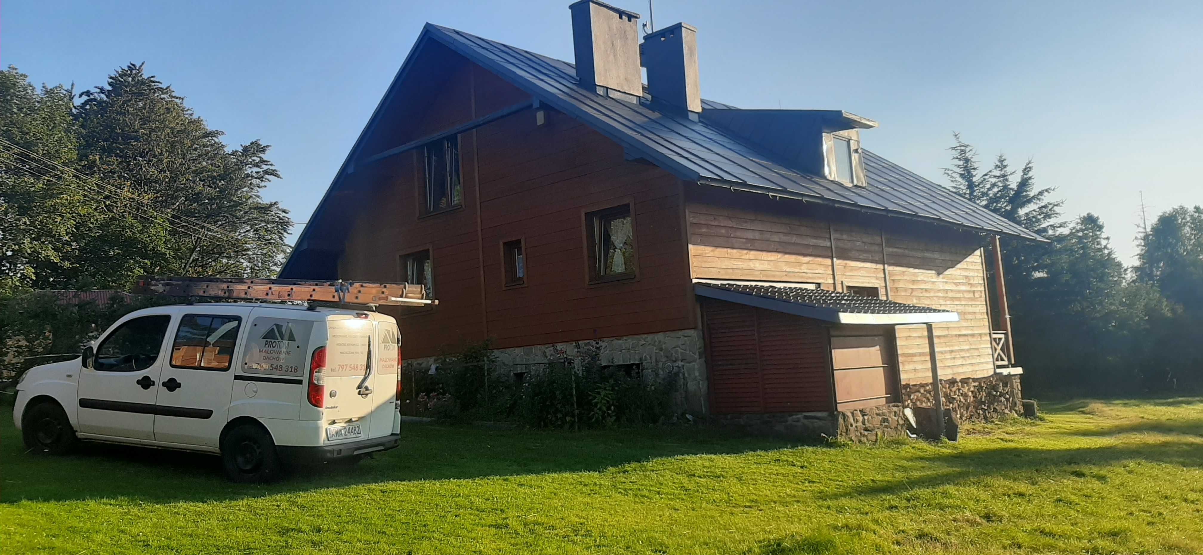 Malowanie dachów, Malowanie elewacji, Darmowa wycena