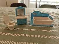 Sylvanian families - conjunto casa de banho