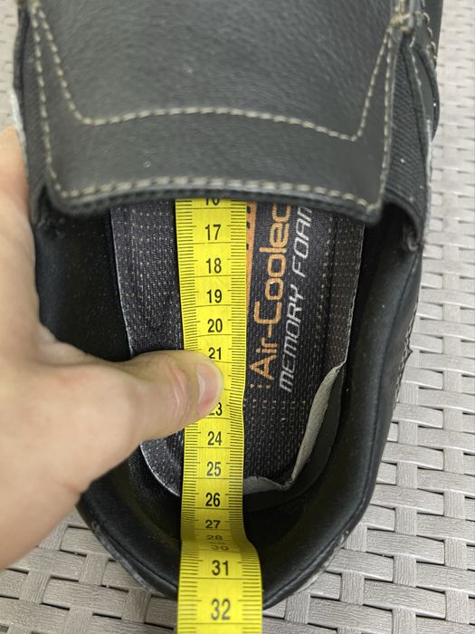 Skechers Air-cooled туфли мокасины 39 размер кожаные черные