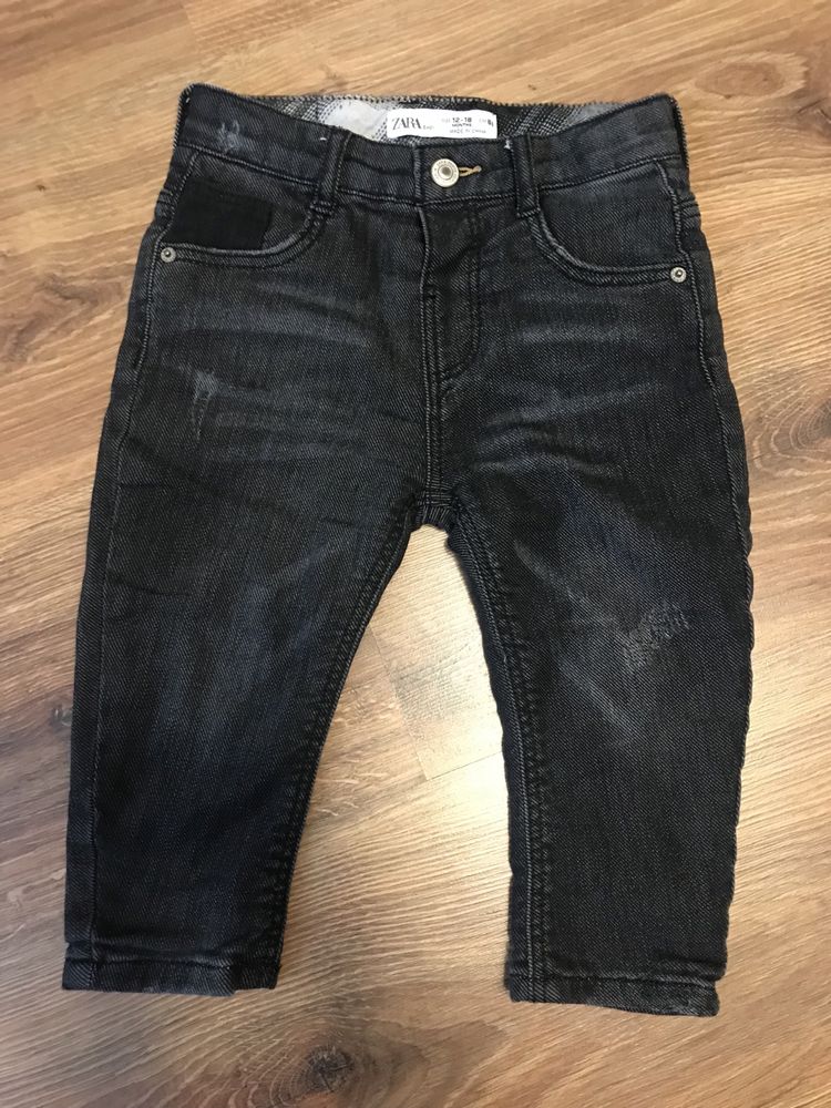 Spodnie jeansy Zara 86 na podszewce