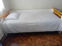 Mobília quarto solteiro com duas camas