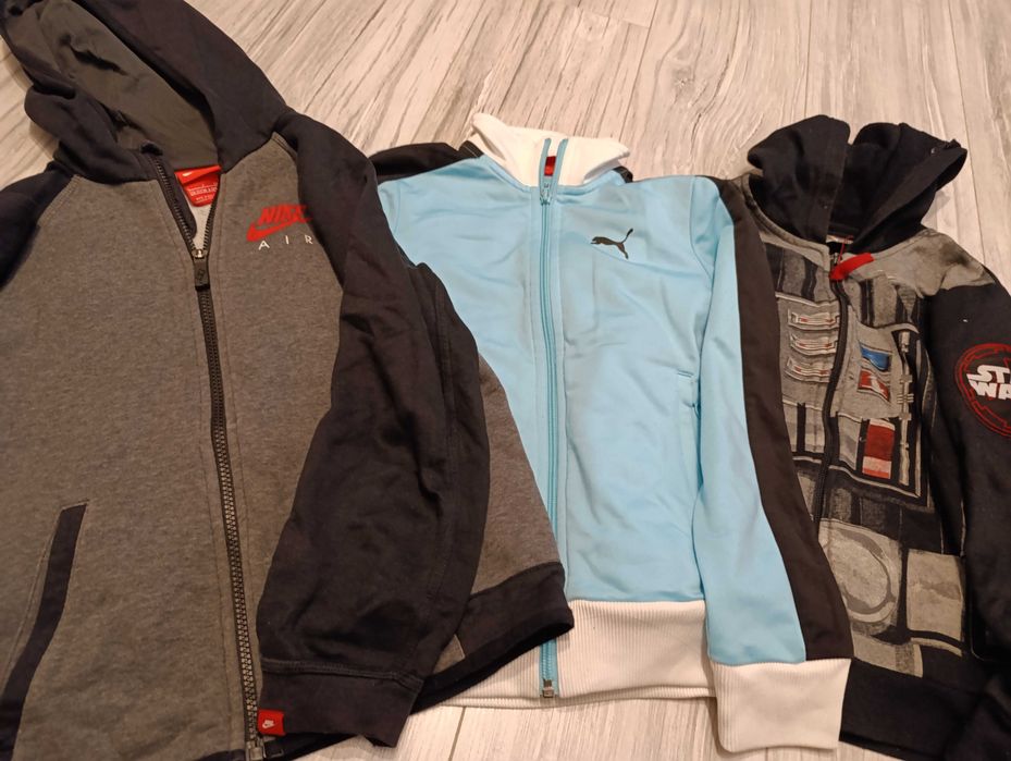 Mega paka firmowych ubrań chłopięcych rozm.134 Nike Puma i inne