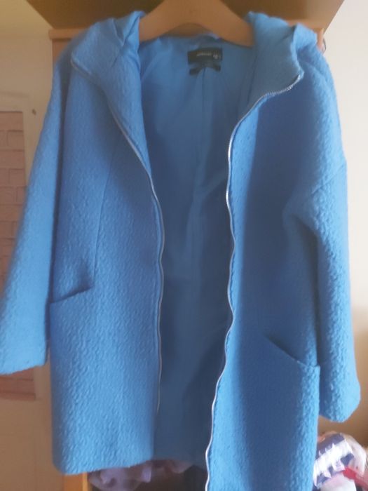 Płaszczyk niebieski z domieszką alpaki