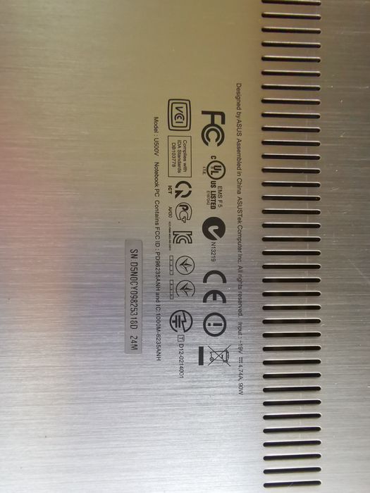ASUS U500V на розбірку 15"