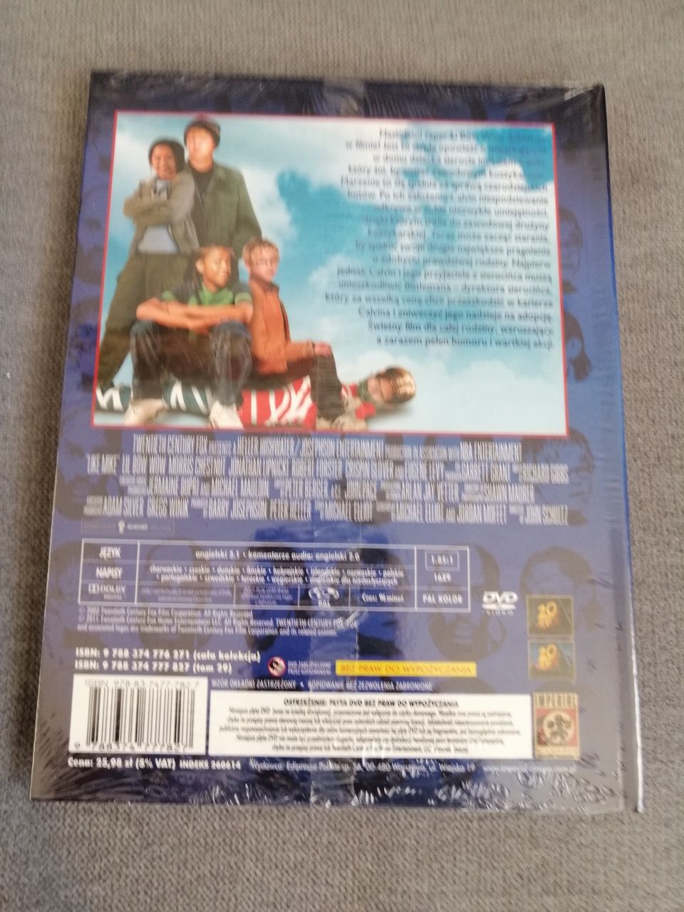 Nowe książka i film na Dvd Like Mike Magiczne buty
