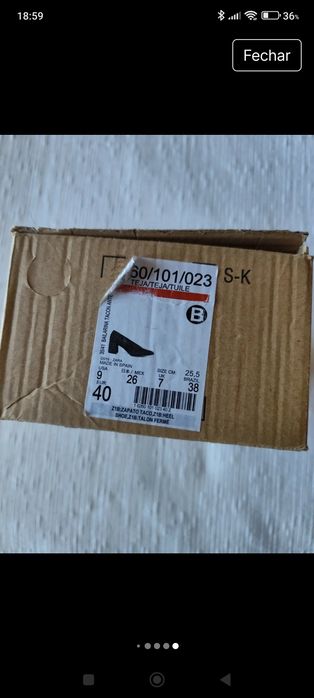 Sapatos camurça Zara