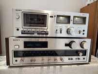 Sony STR-4800 wzmacniacz deck Sony TC-K15 amplituner vintage