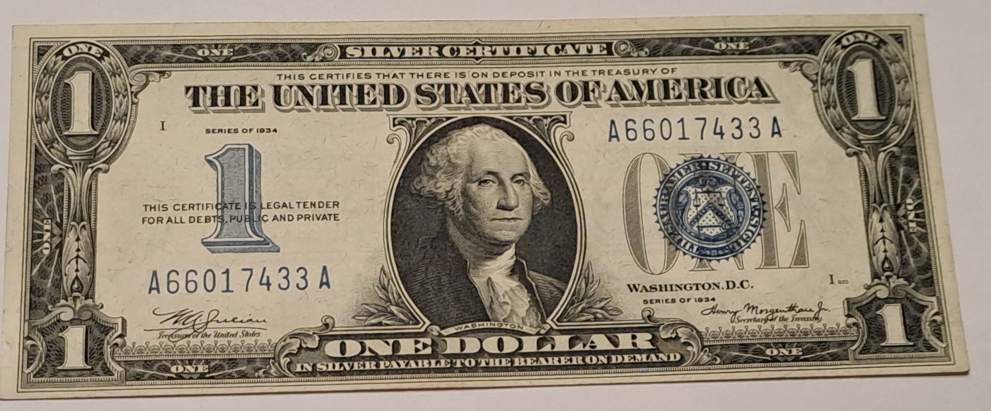 1dolar 1934r.Funnyback piękny stan zachowania.