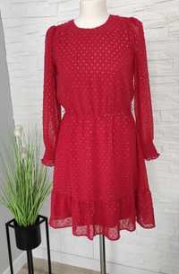 Czerwona nowa sukienka r.152/158/Xs