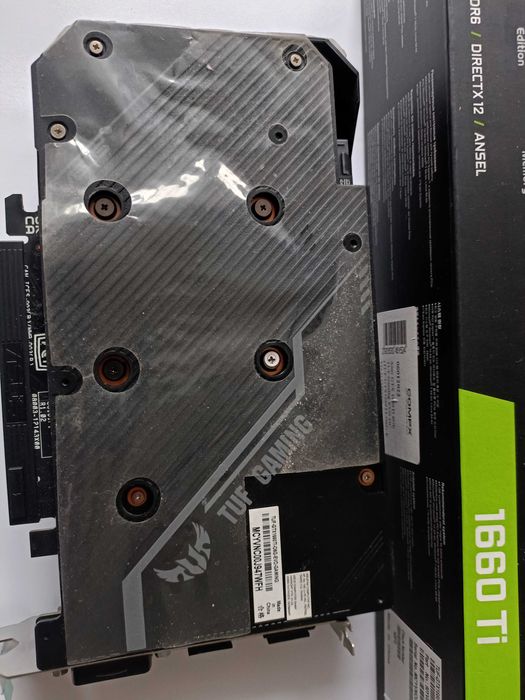 Відеокарта Asus GeForce GTX 1660 Ti TUF Gaming EVO 6GB ідеальний стан