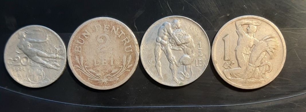 Монеты Европы-одним лотом.
