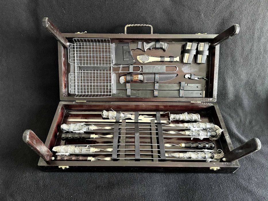 Espetos de aço inoxidável