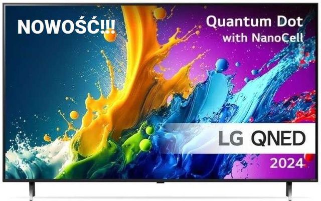 TELEWIZOR QNED LG 43QNED80T6A 4K Smart TV AI Webos24 Pilot Magic