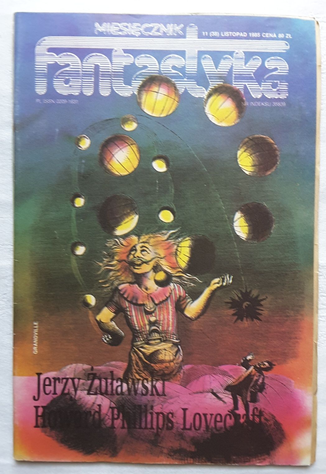 Czasopismo Fantastyka nr 11 (38) Listopad 1985