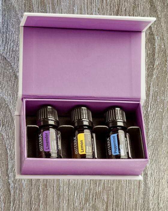 Zestaw startowy do aromaterapii – Lawenda, Cytryna, Mięta