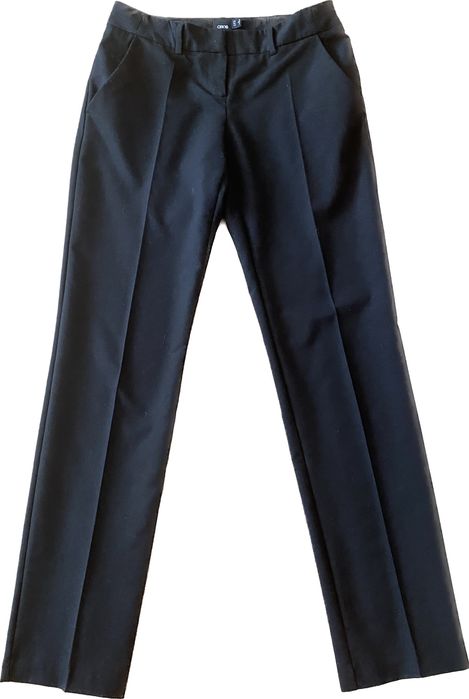 Базові прямі чорні штани ASOS 8 розмір, xs,s