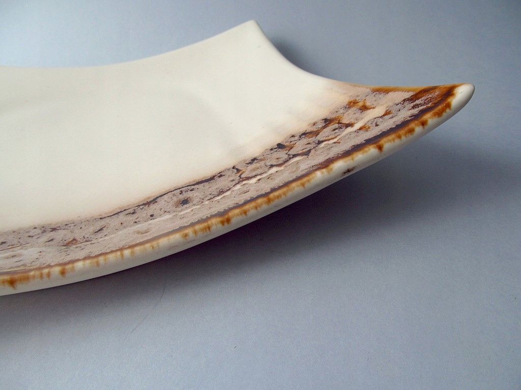 designerska ręcznie wykonana patera ceramiczna