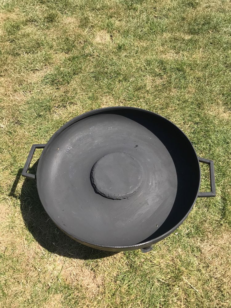 Palenisko do ogniska/grill gruba blacha średnica 60cm na nóżkach