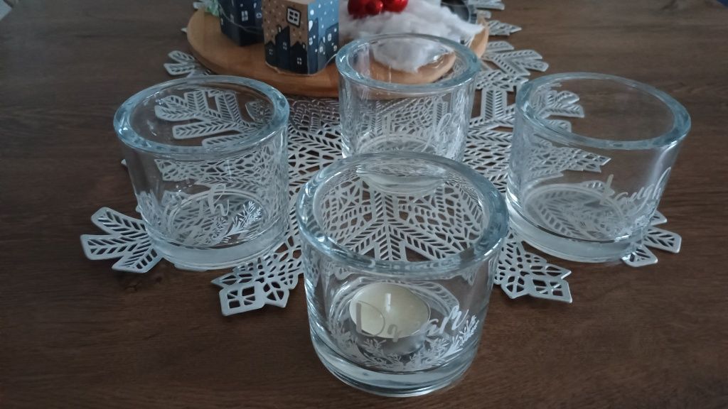 Świeczniki słoiczki do świeczek tealight