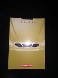 Daewoo Leganza katalog prospekt samochodu broszura reklama FSO części