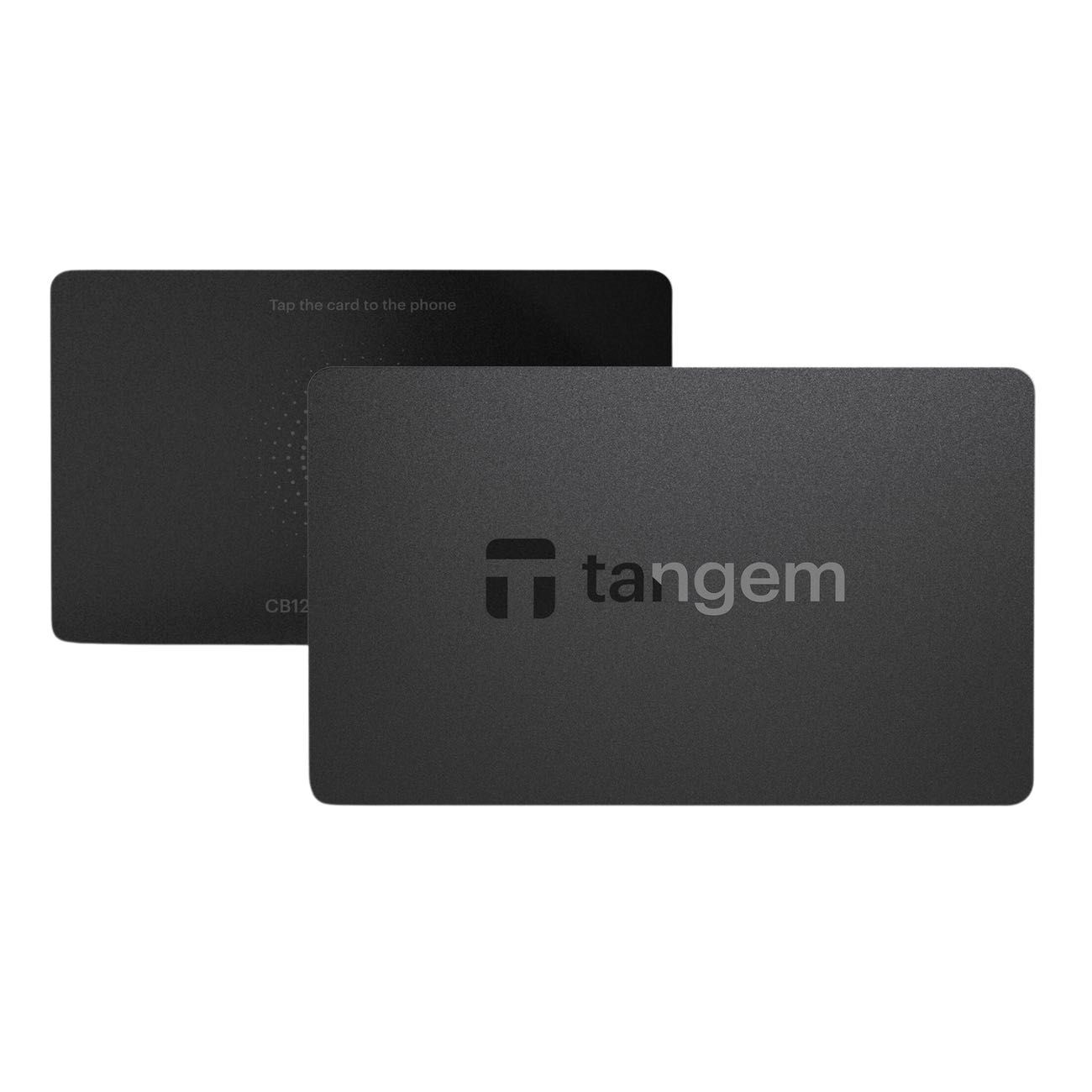 Крипто-гаманець Tangem Wallet 2.0 набір з 2 карток Чорний ОФІЦІЙНИЙ