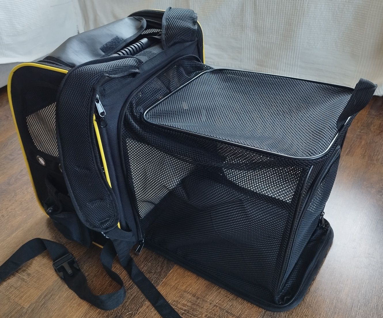 Transporter dla kota (plecak przezroczysty/ wytrzymały/ z tarasem)