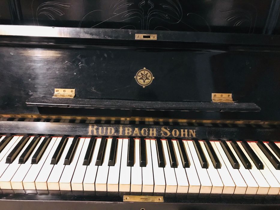 RIS Rud. ibach Sohn Schutz Marke Stare antyczne niemieckie pianino