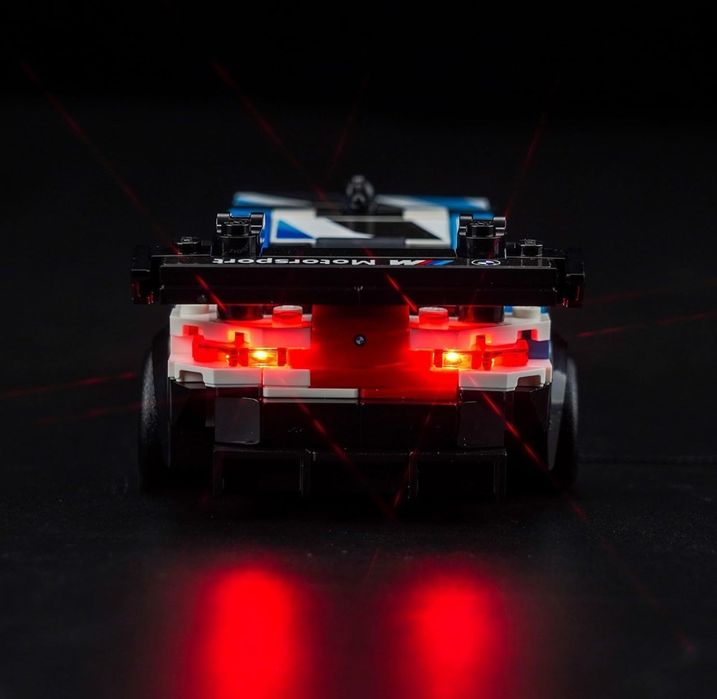 Zestaw świateł LED do Lego Speed Champions BMW M4 GT3  BMW M Hybrid V8