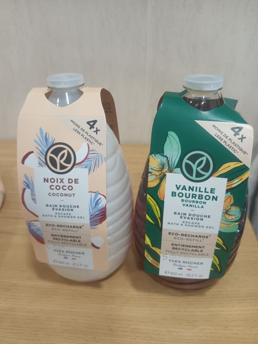 Champô anti caspa e gel duche recarga argao&pétalas de rosa