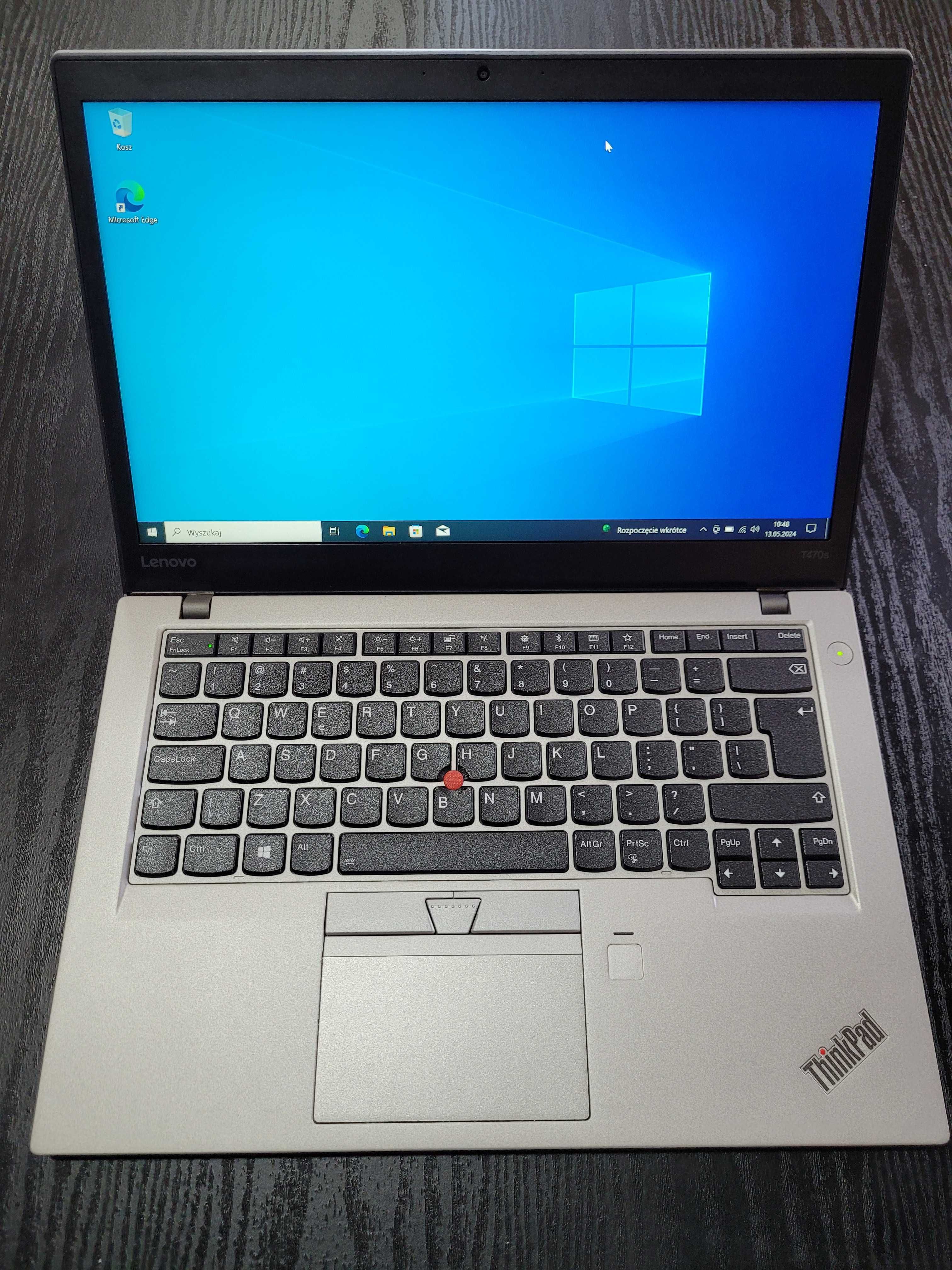 Laptop LENOVO THINKPAD T470s i7-7500u/16GB/256GB/14"/GSM___ZOBACZ stan