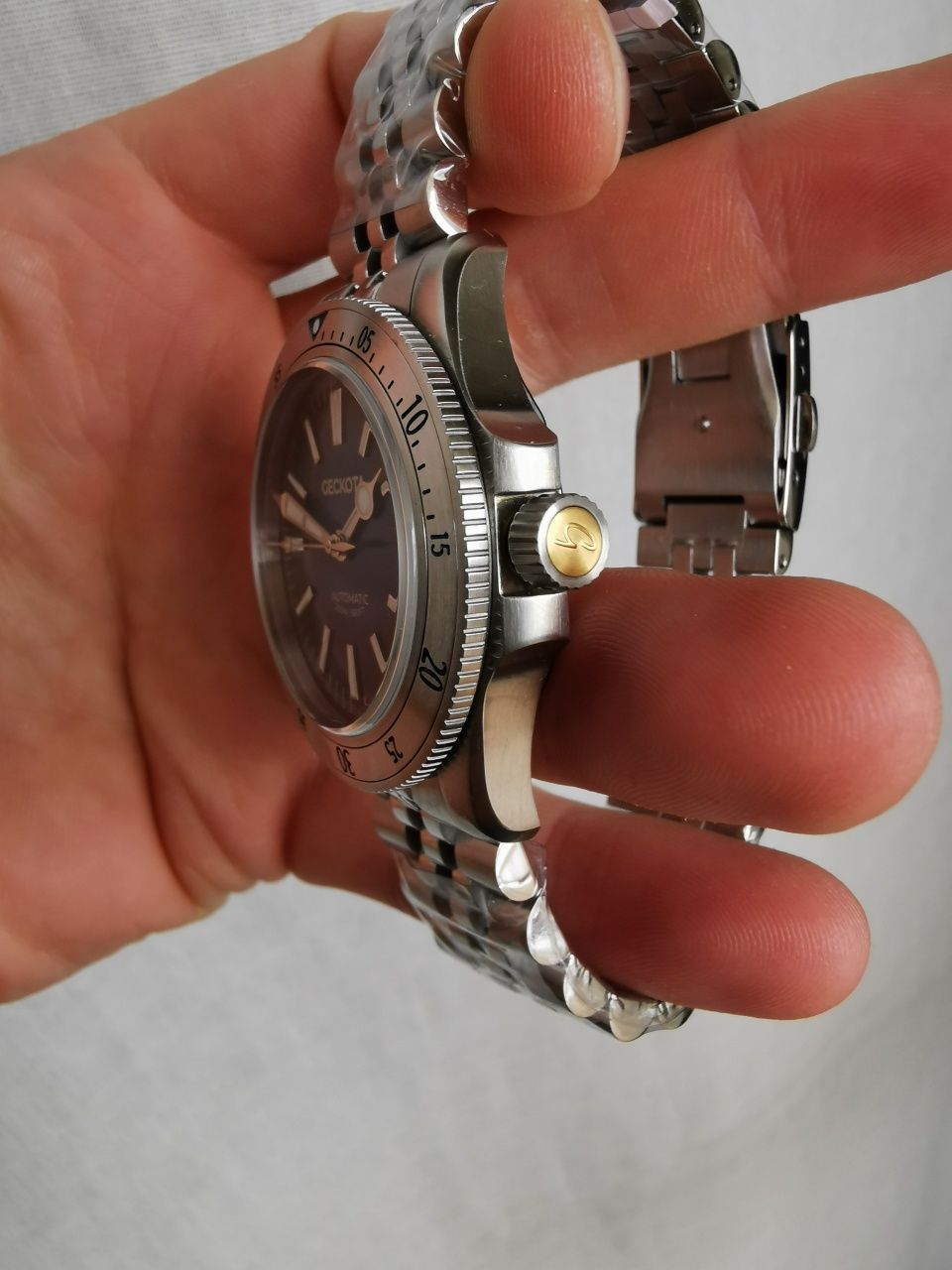 Zegarek Geckota Sea Hunter Steel Edition Marine Dial Automatic