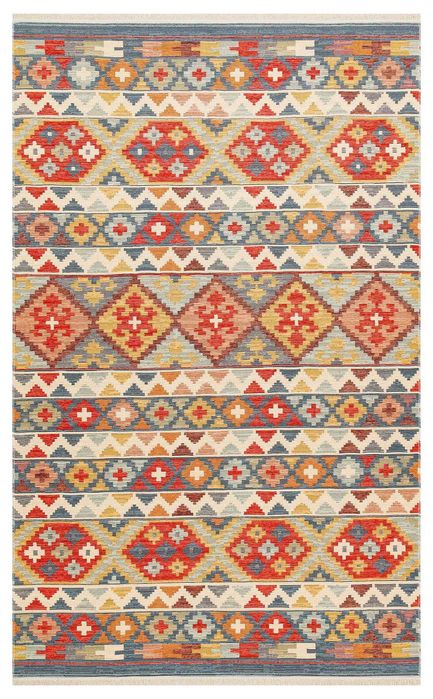 Dwustronny dywan (kilim) we wzory etniczne do prania —120x180