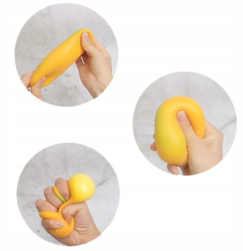 Gniotek antystresowy mango zabawka sensoryczna