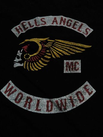 Hells Angels Ангелы Ада футболка Байкерская Мотоциклетная