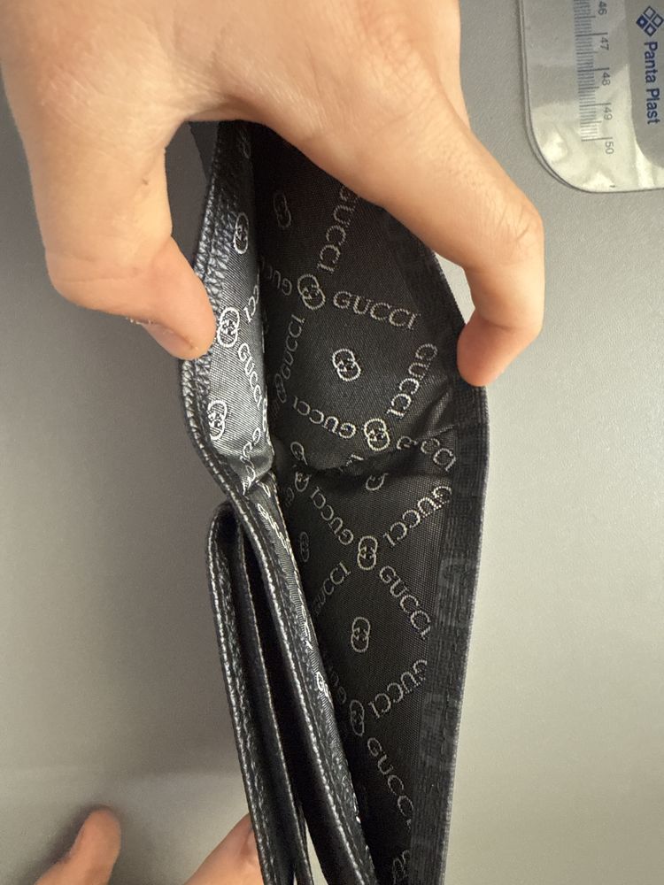 Portfel gucci ze skóry