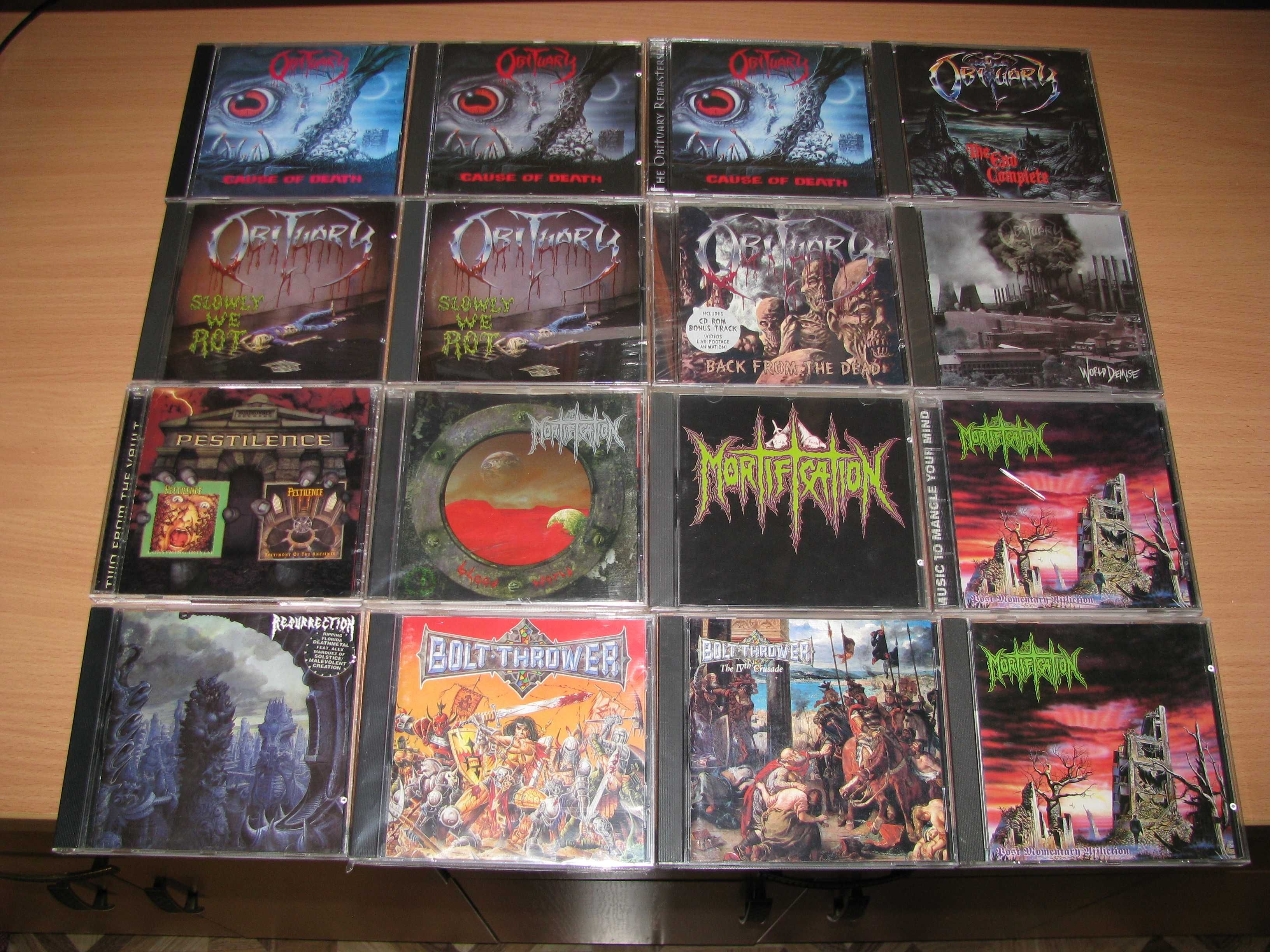 CD Six Feet Under, Vader, Autopsy, Marduk, Dissection, Emperor, Burzum