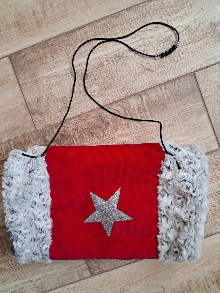 Муфта новорічна, сумка-рукавичка, подарок
