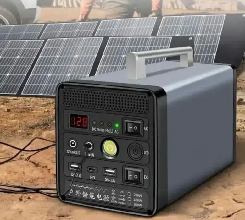 Портативна зарядна станція 400w 20A электростанция инвертор Power bank