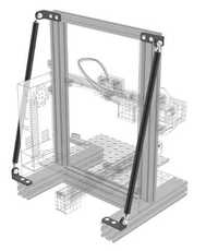 Creality Ender-3 3S 3Pro v2 drukarka 3D stabilizator