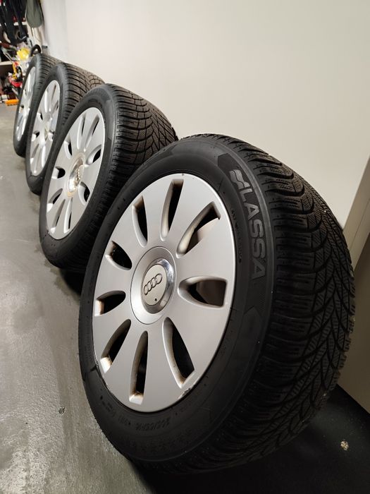 Felgi z oponami zimowymi 205/55/16 Audi VW