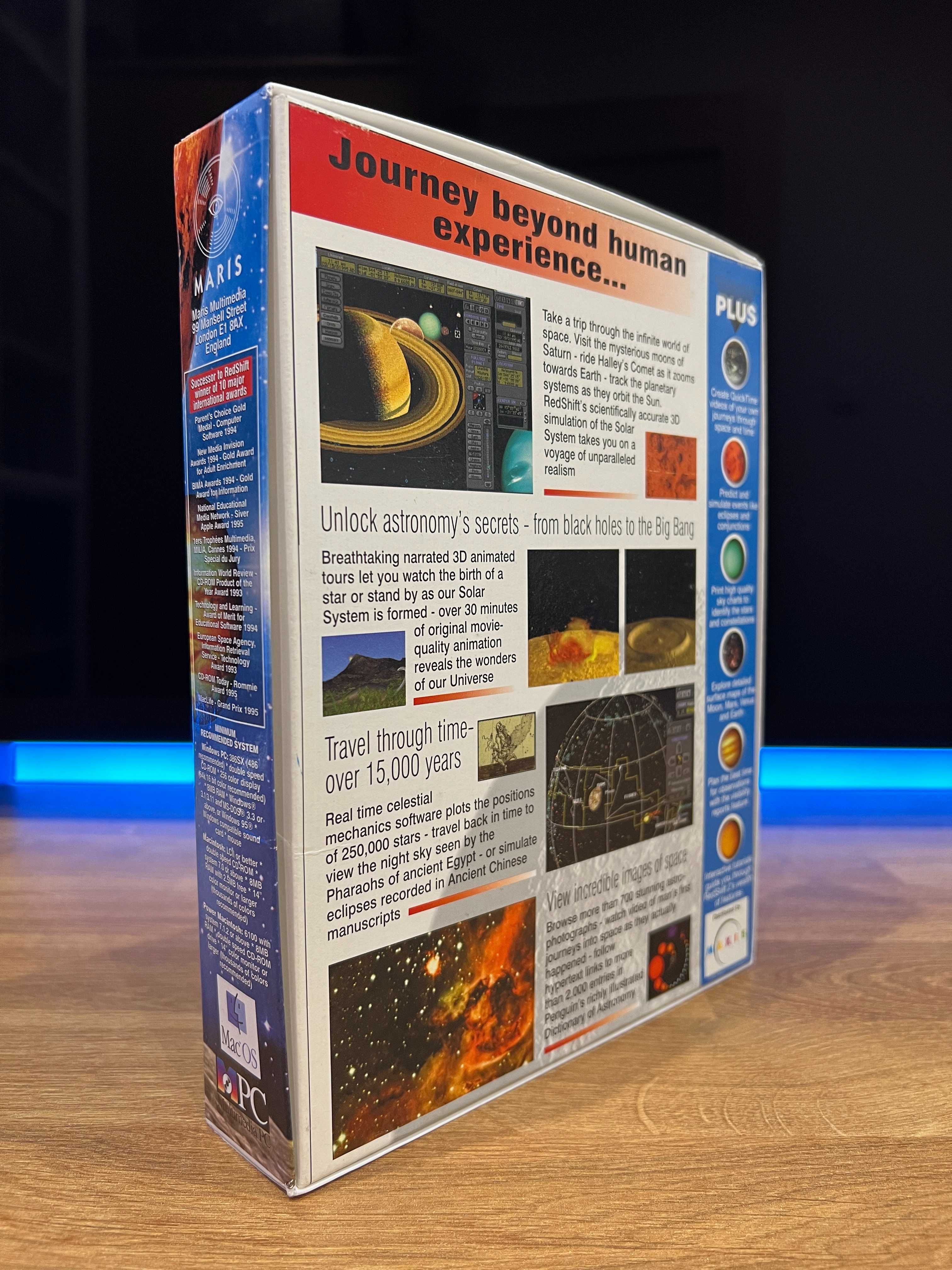Redshift 2 program astronomiczny (PC/MAC EN 1995) wydanie BIG BOX