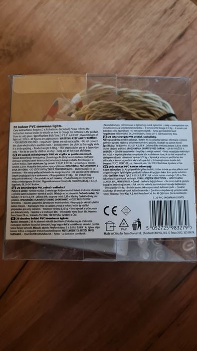 Lampki wewnętrzne bałwanki