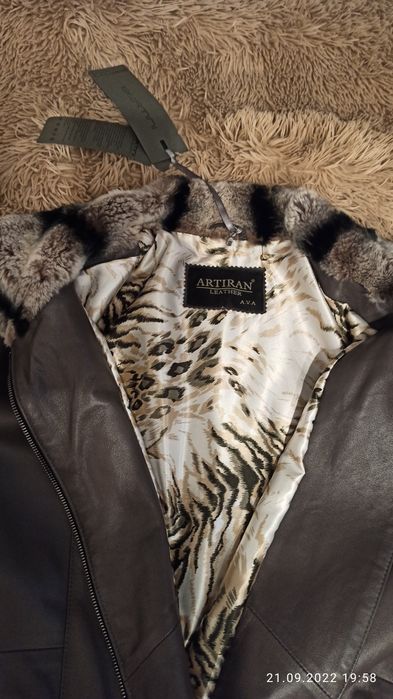 Шикарная женская  куртка из итальянской лайковой кожи